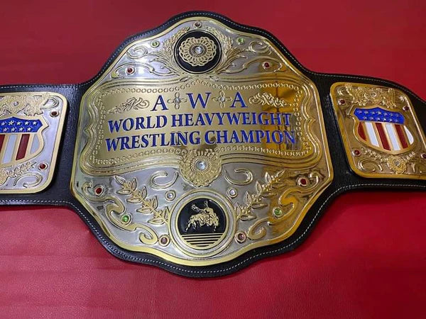 AWA World Heavyweight Championship Replica Title Belt - Inmate Edition AWA World Heavyweight Championship Replica Title Belt - Inmate Edition