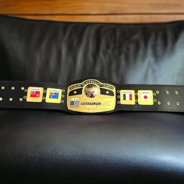 NWA Domed Globe Heavyweight Championship Belt 2021 Version