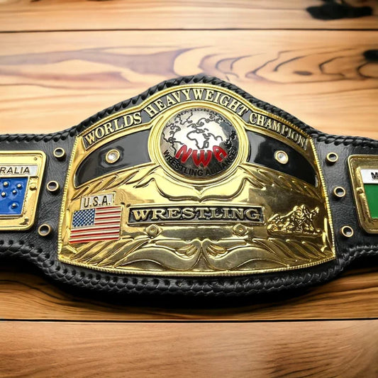 NWA Domed Globe Heavyweight Championship Belt 2021 Version