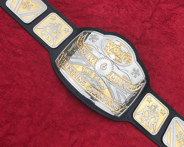NWA Six man Tag Team Championship Belt Replica