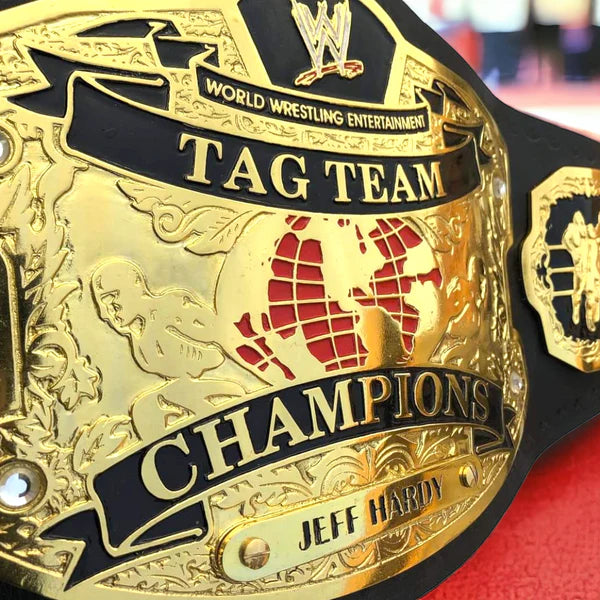 WWE RAW Ruthless Aggression World Tag Team Championship Replica Title Belt