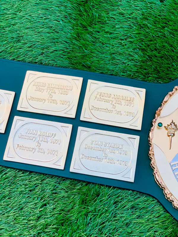 WWF Big Green Championship Title Belt Replica