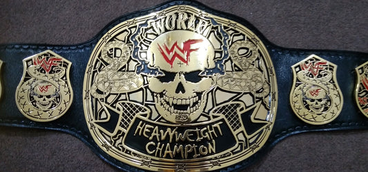 WWF Smoking Skull Championship Title Belt Replica