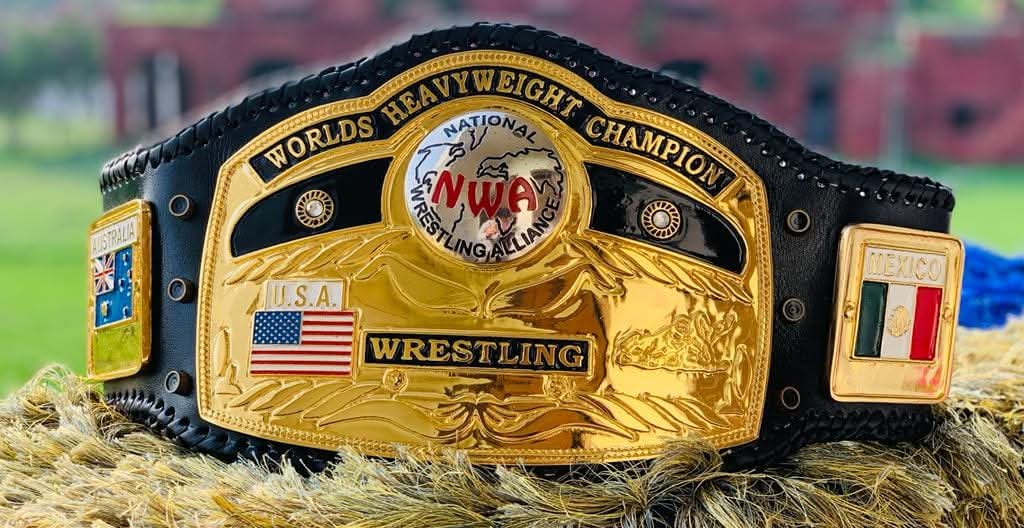 NWA Domed Globe Heavyweight Championship Belt 2021 Version