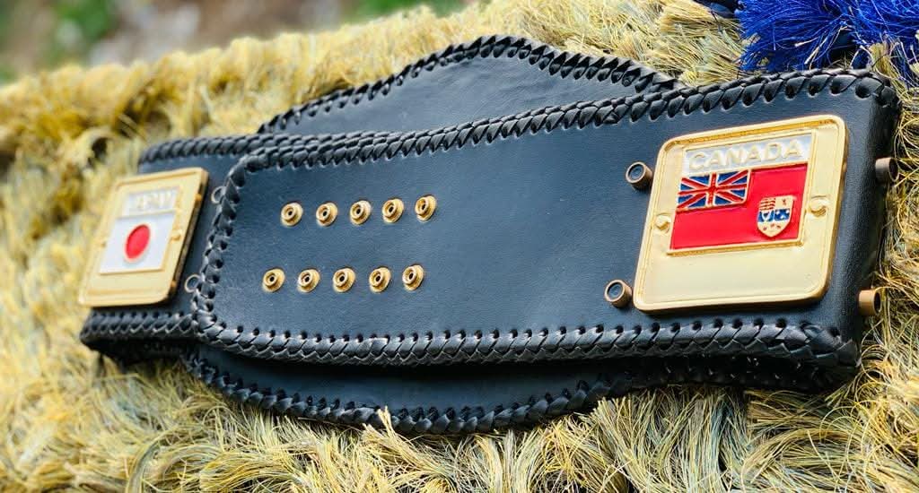 NWA Domed Globe Heavyweight Championship Belt 2021 Version